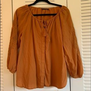 💜2/$15 Burnt orange long sleeve top